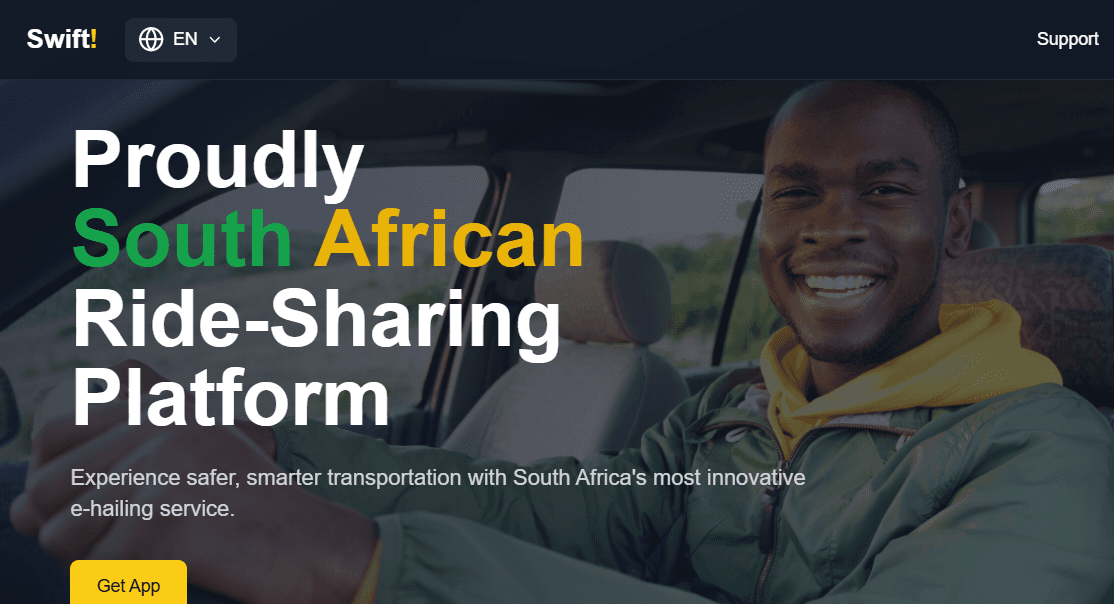 Swiift: South African Ride Sharing Platform